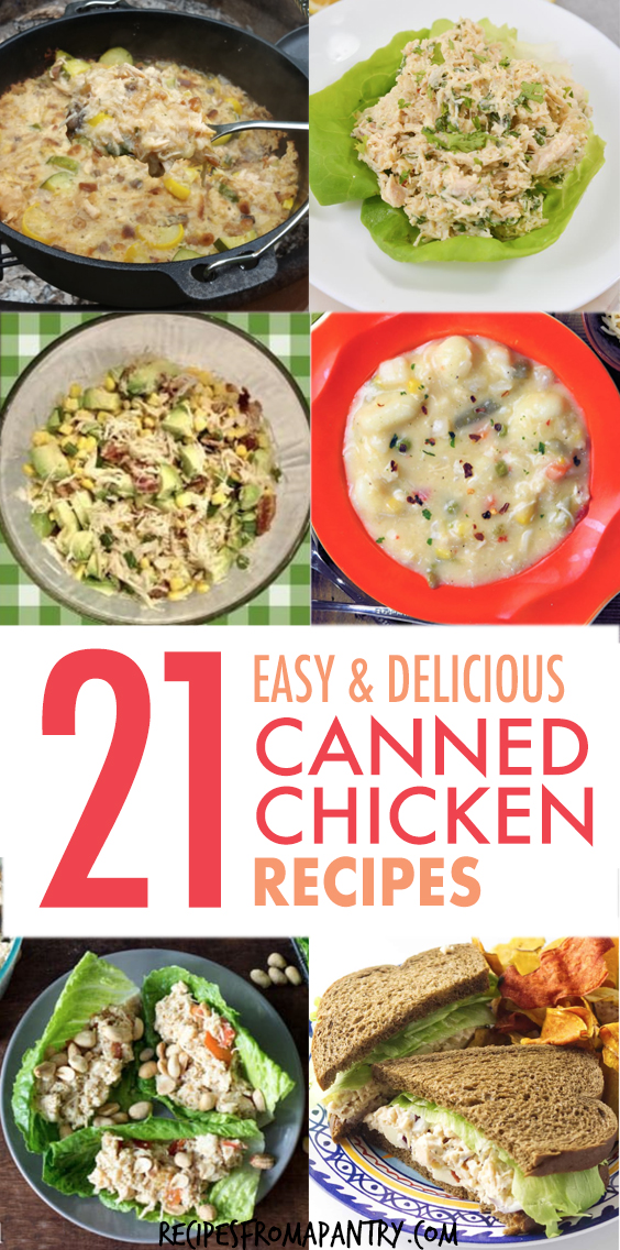 20 Canned Chicken Recipes - Recipes From A Pantry