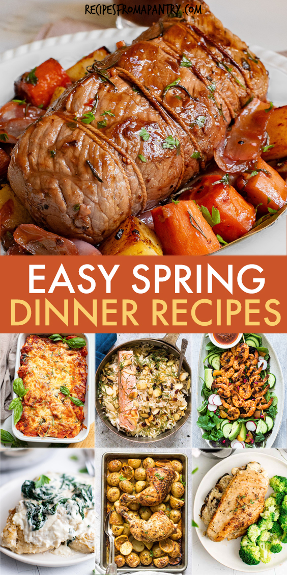 Spring Dinner Ideas - Recipes From A Pantry