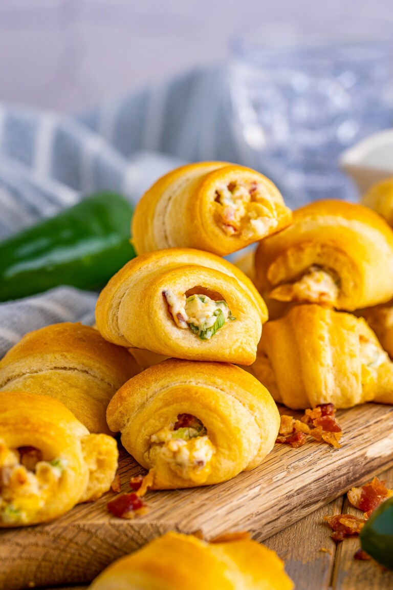 the completed jalapeno popper crescent roll recipes
