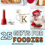 A collage of the best gifts for foodies