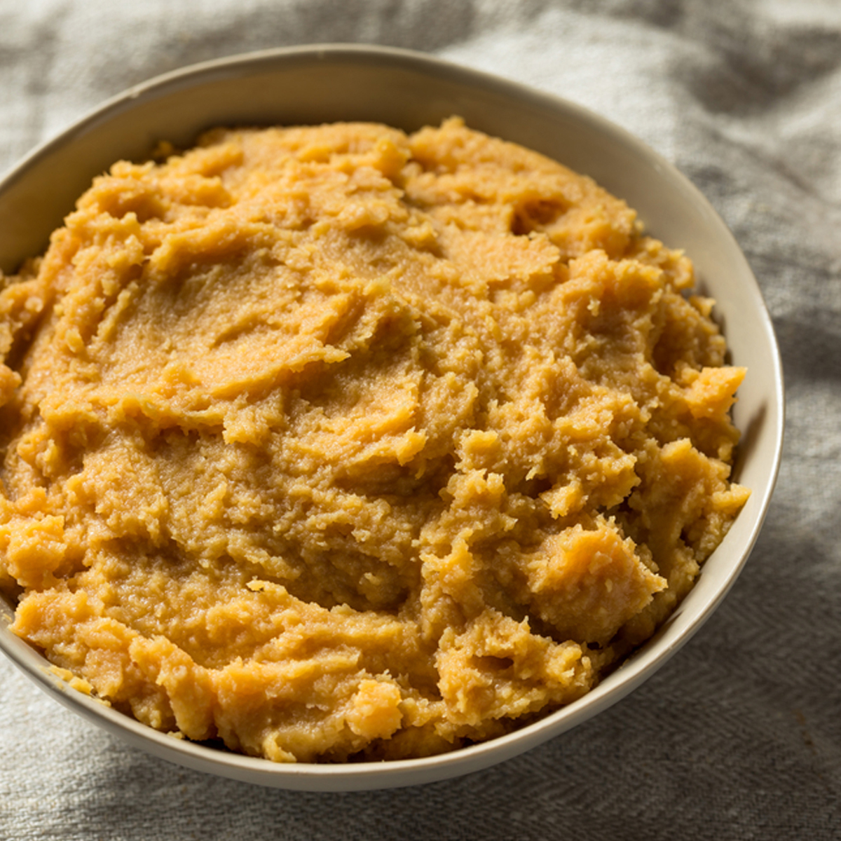 close up view of a bowl of miso paste