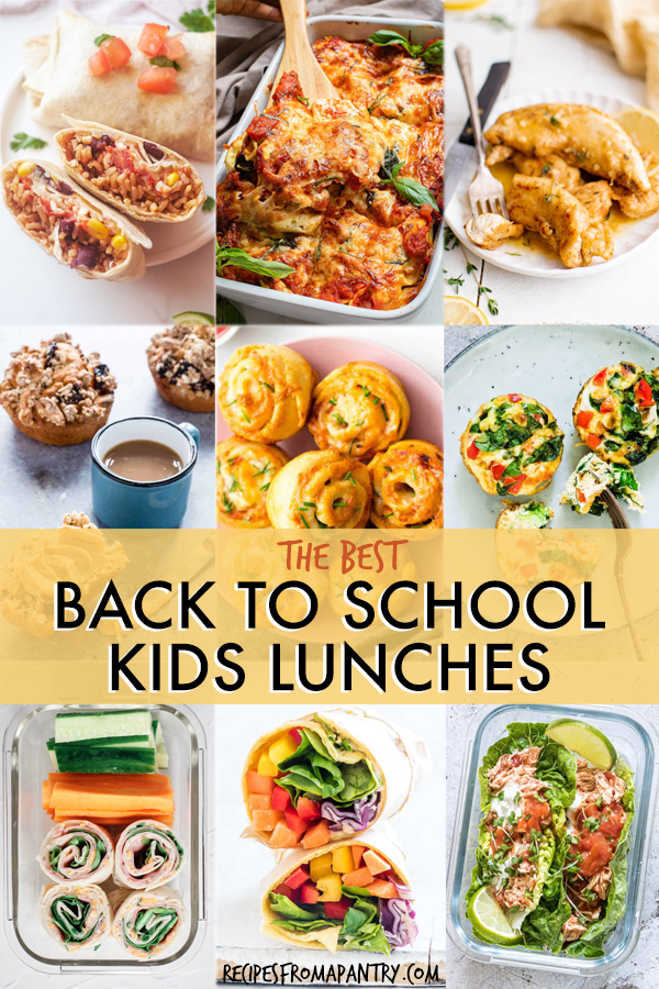 30 Back To School Kids Lunch Ideas