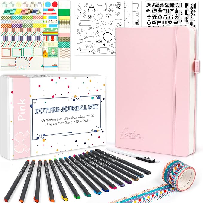 Journaling kit with stickers. 