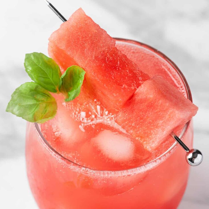Image for Watermelon Basil Mocktail