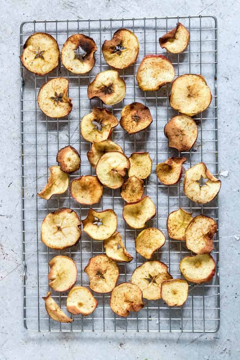 Air Fryer Apple Chips + Tutorial {Gluten-Free, Low Carb, Paleo, Whole