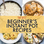 A collage of instant pot meals