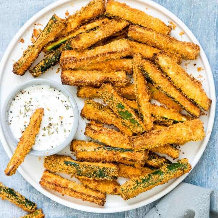 Air Fryer Zucchini Fries + Video - Recipes From A Pantry