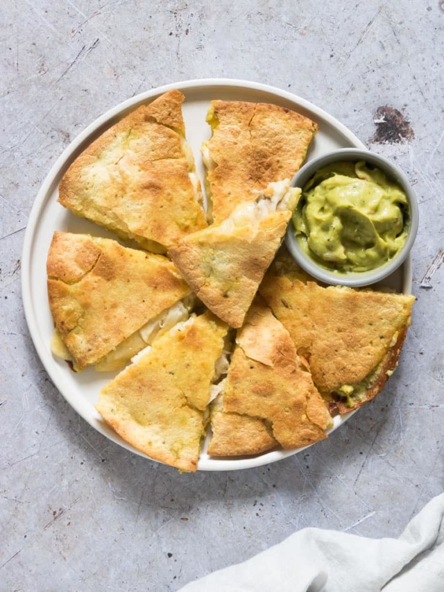 Easy Air Fryer Chicken Quesadilla Story Recipes From A Pantry