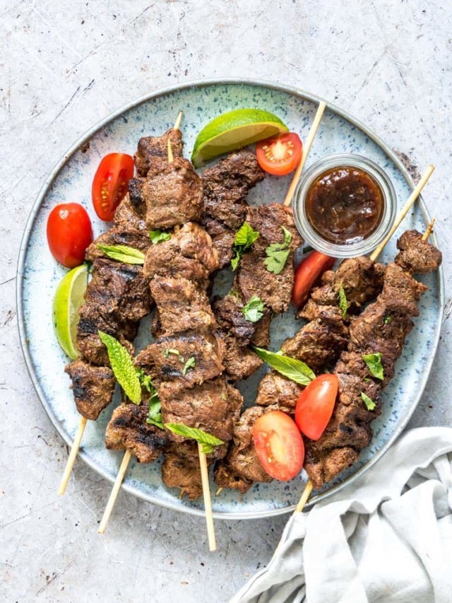 Grilled Lamb Kabobs Story
