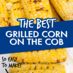 two images of corn on the cob