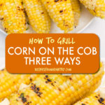 two images of corn on the cob