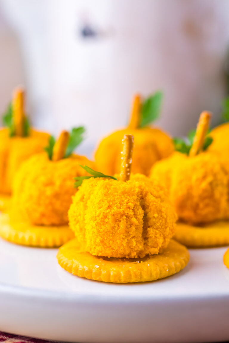 Mini Pumpkin Cheese Balls